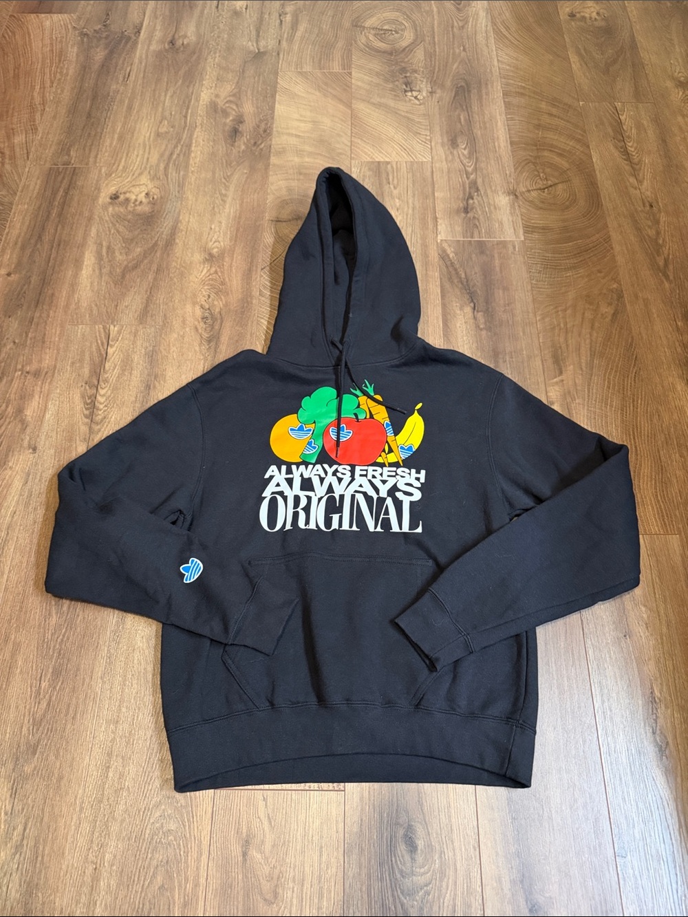 Like New adidas Original Always Fresh  Black Hoodie SZ S